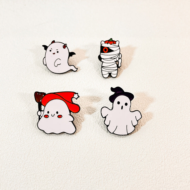 Halloween Cartoon Pumpkin Brooch